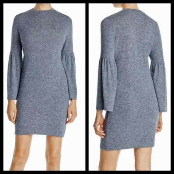 Bobeau Bell Sleeve Mini Dress Medium NWT - Picture 1 of 3
